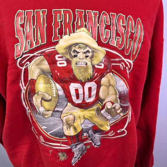 NFL Black Montana San Francisco 49ers Long Sleeve Shirt Size large - Picture 2 of 5